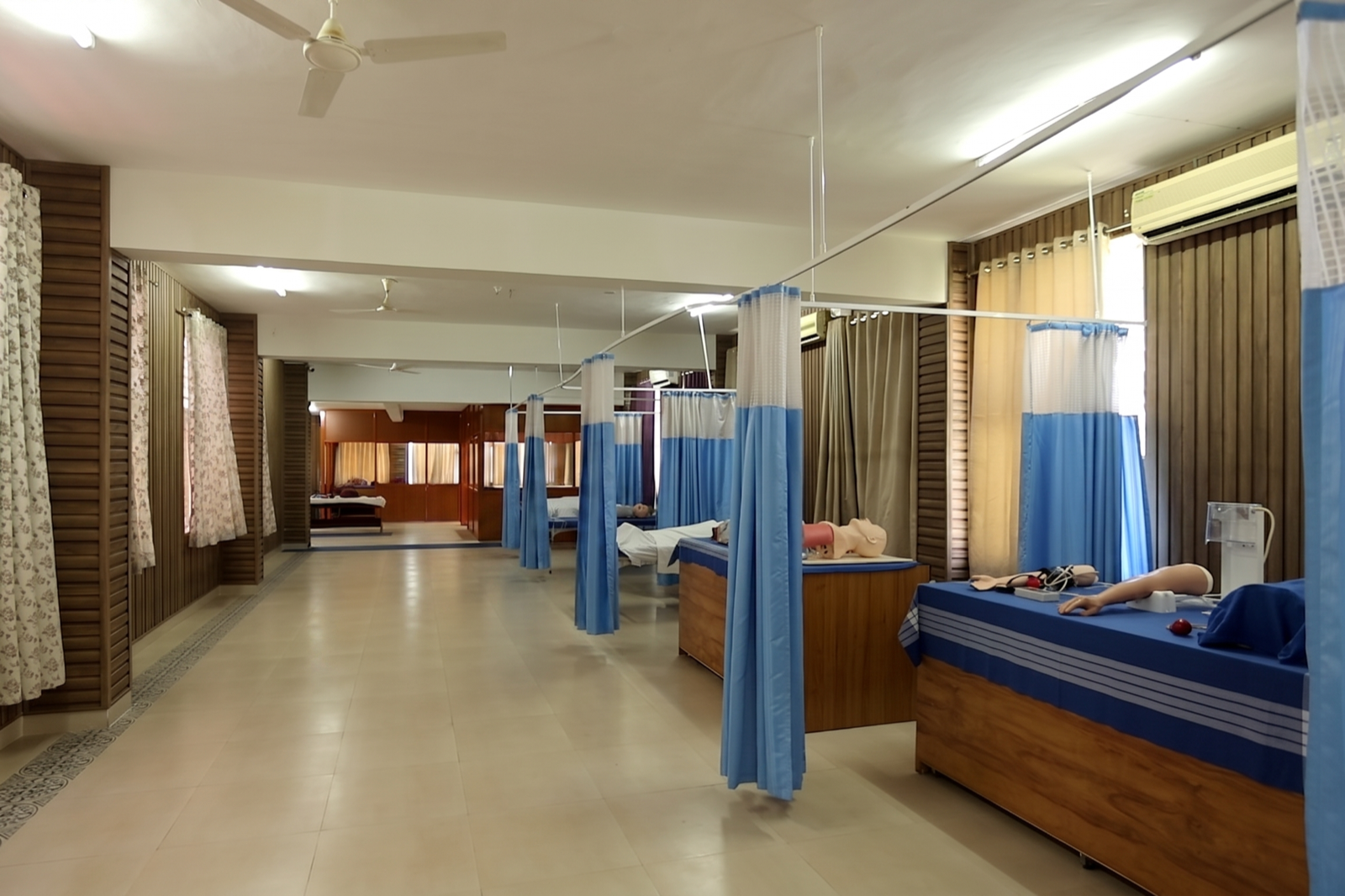 Nursing skills lab and practical training space at AECS Maaruti College of Nursing